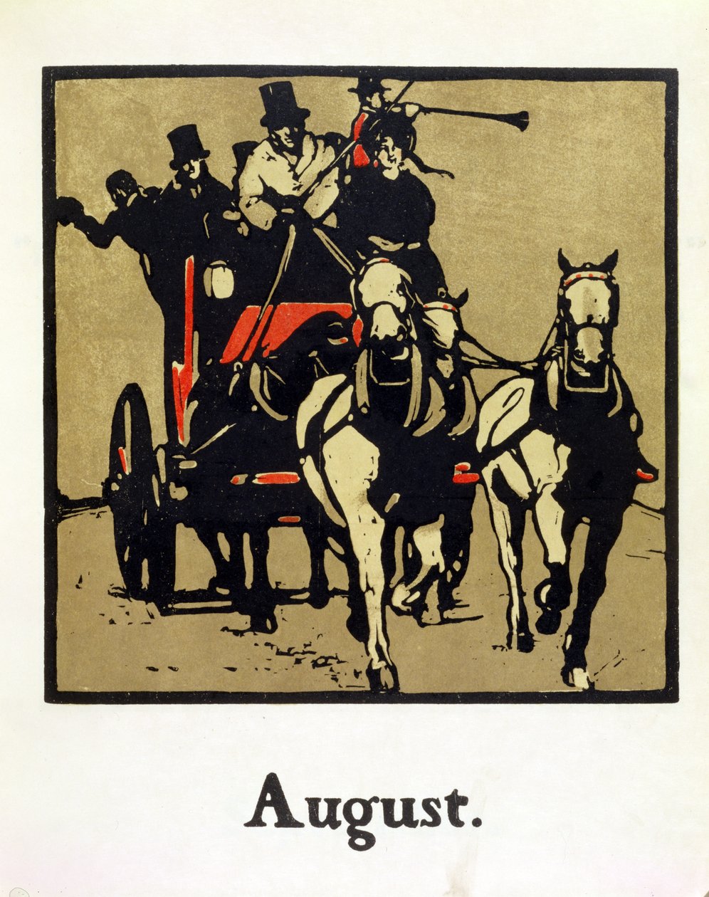 De maand augustus, uit 