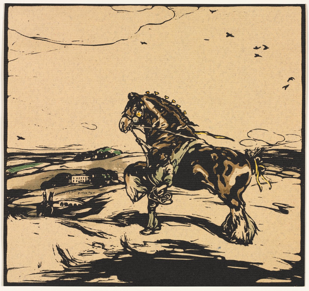 Het Shire-paard door William Nicholson