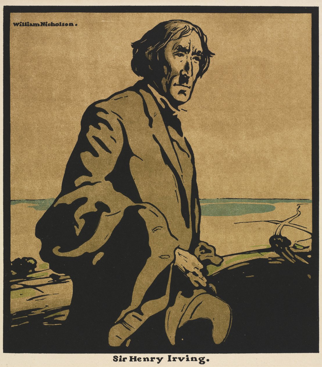 Twaalf portretten: Sir Henry Irving door William Nicholson