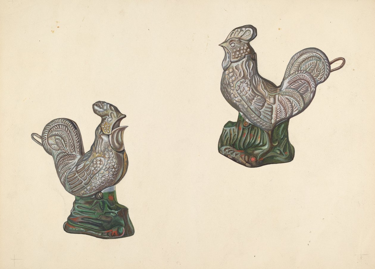 Haan Spaarpot, ca. 1938 door William O. Fletcher