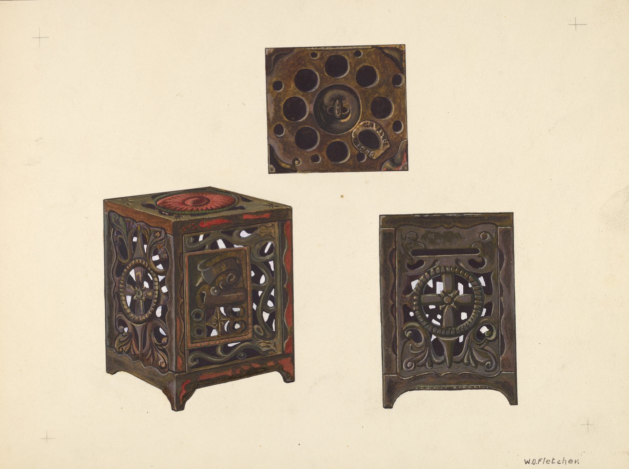 Veilige Bank, ca. 1938 door William O. Fletcher