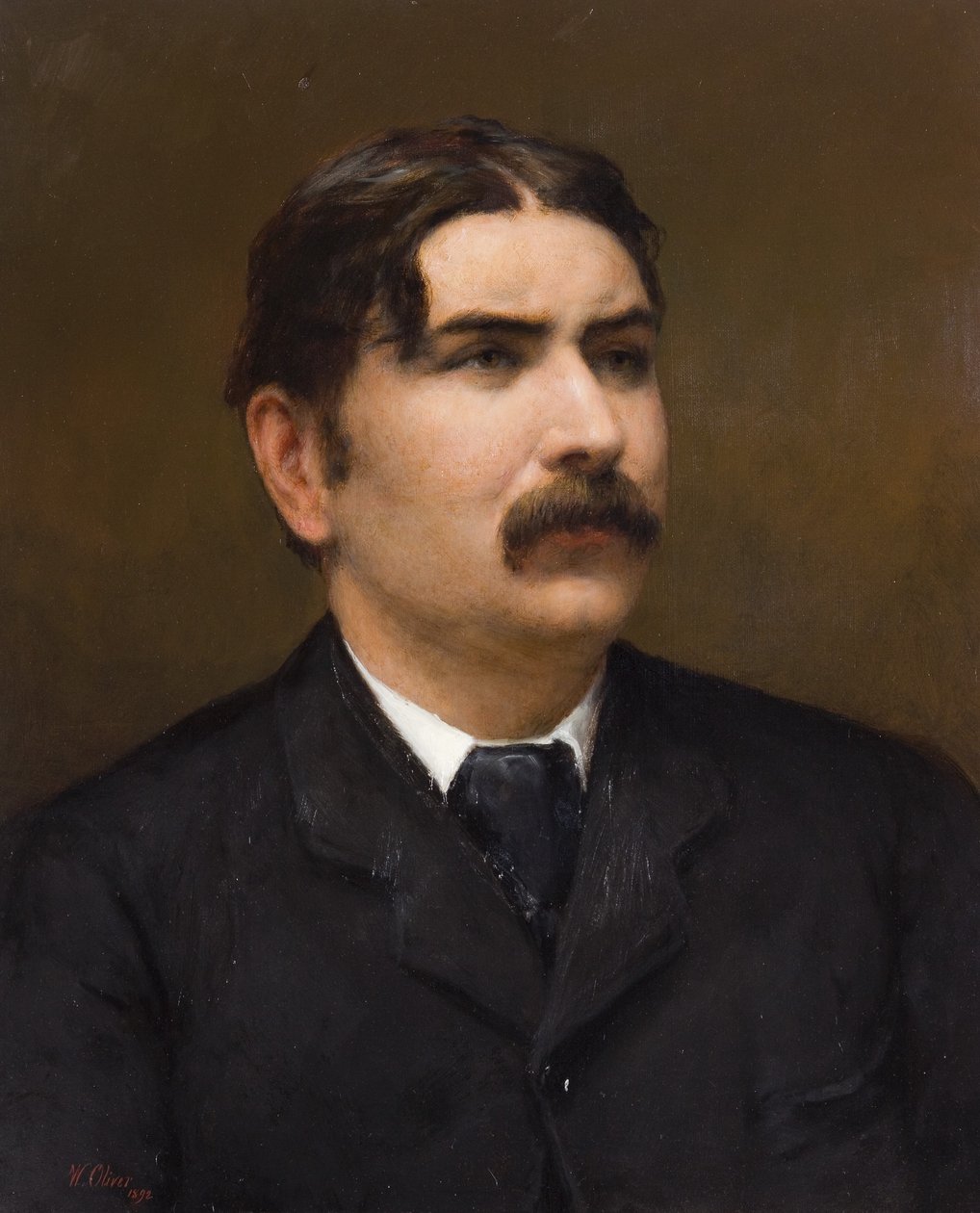 Sir E. Vincent Evans (1851-1934) door William Oliver