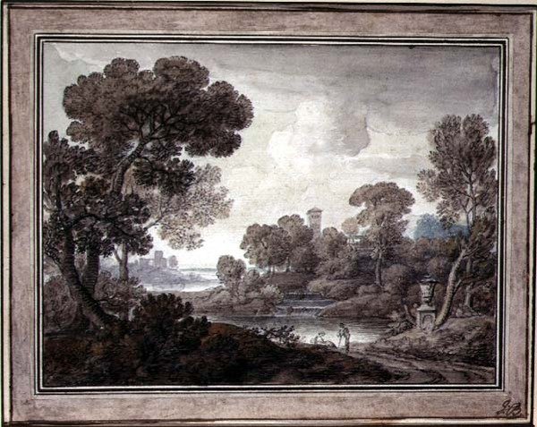 Klassiek Landschap door William Oram