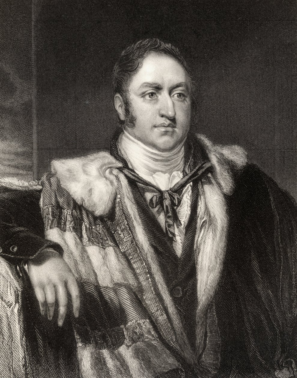 James Walter Grimston, 1e graaf van Verulam, gegraveerd door H. Robinson, uit 