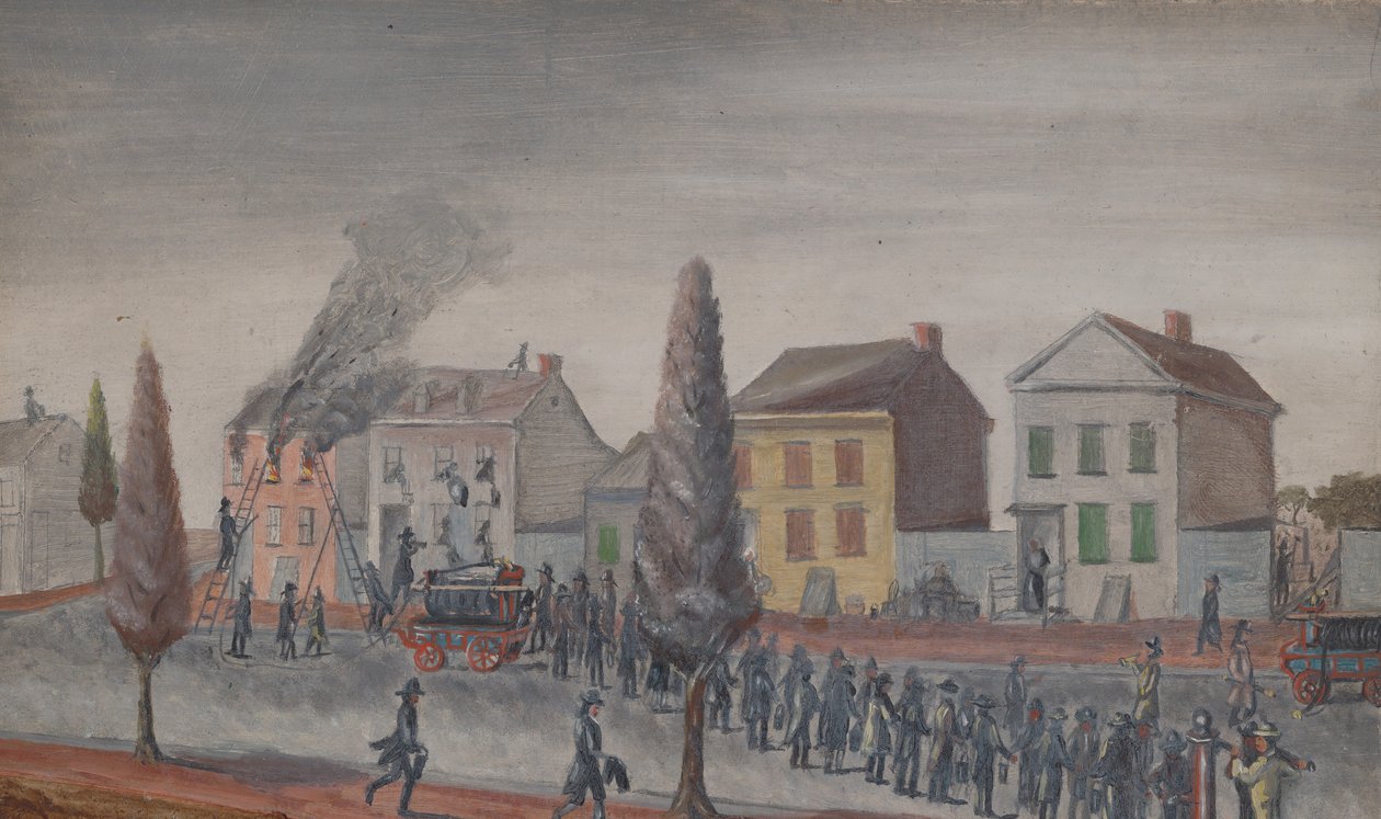 Een brand bestrijden door William P. Chappel
