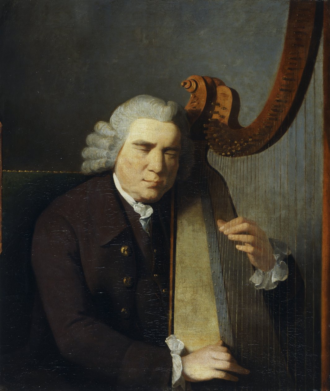 De Blinde Harpist, John Parry door William Parry