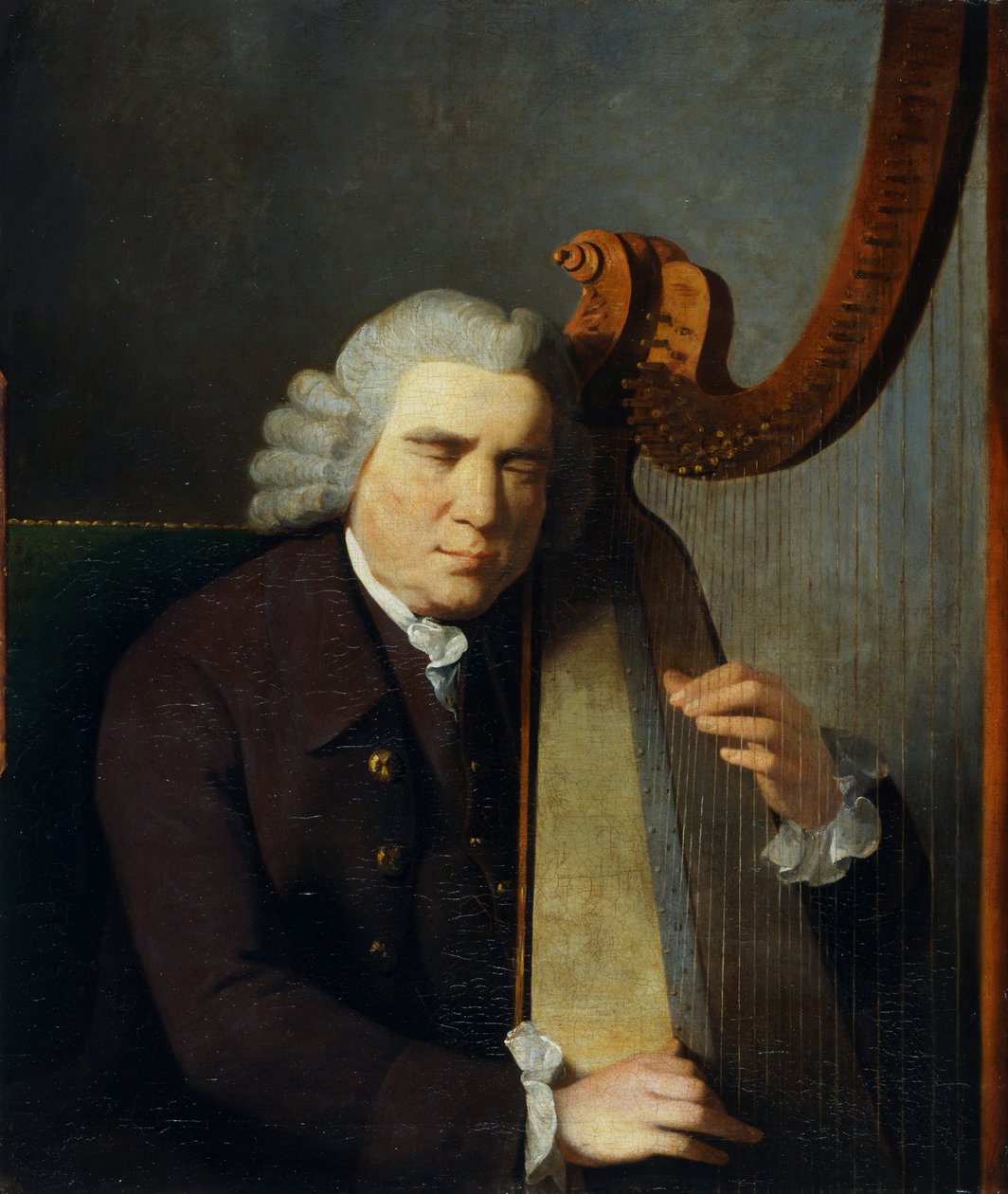 De Blinde Harpist, John Parry, 1710-1782, 1775-91 door William Parry