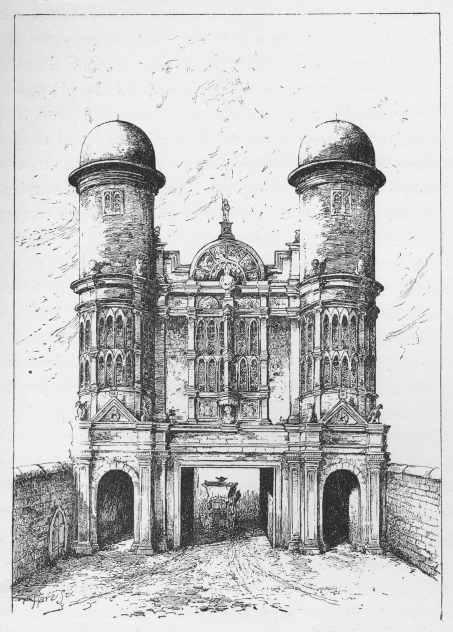De King Street Gate, Westminster, gesloopt 1723, ca. 1897 door William Patten