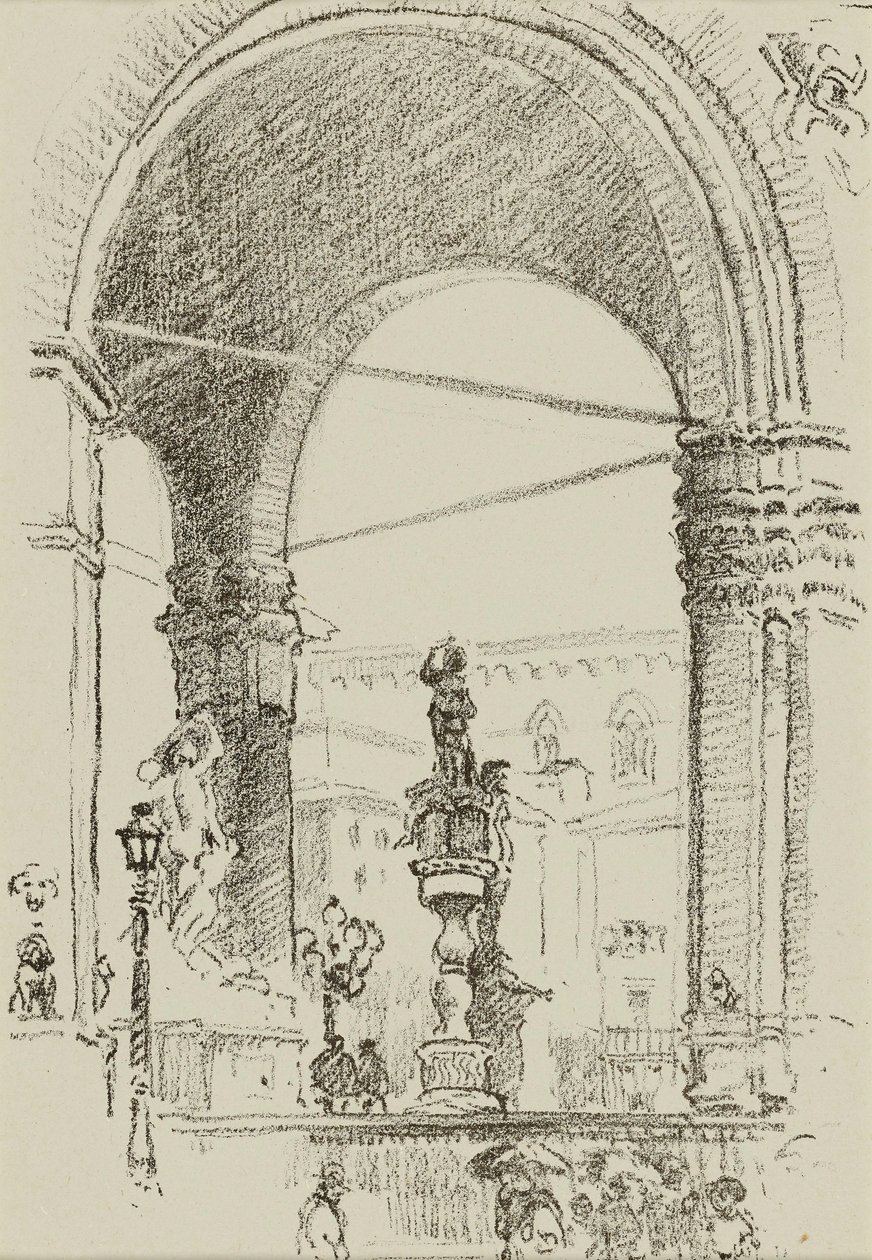 Loggia van Lanzi door William Penhallow Henderson