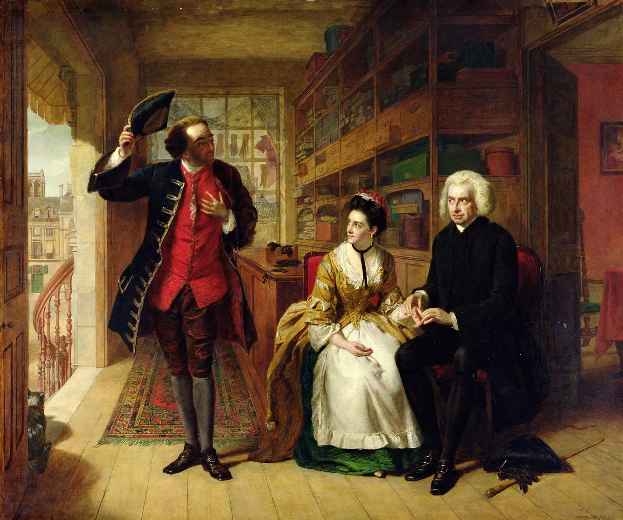 De Pols, de Echtgenoot, 1869 door William Powell Frith