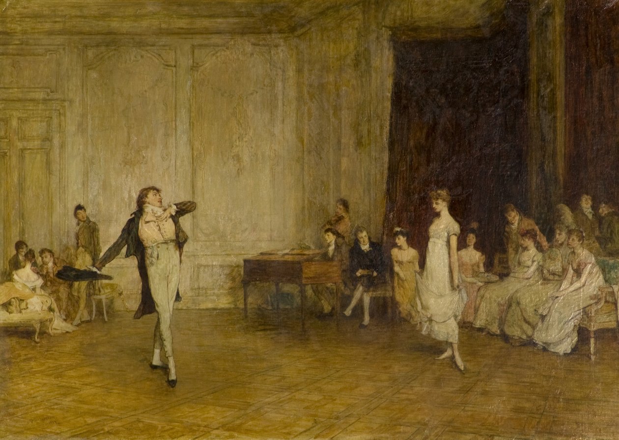 Haar Eerste Dans door William Quiller Orchardson