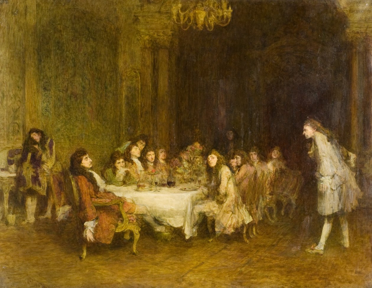 Het Voltaire-incident door William Quiller Orchardson