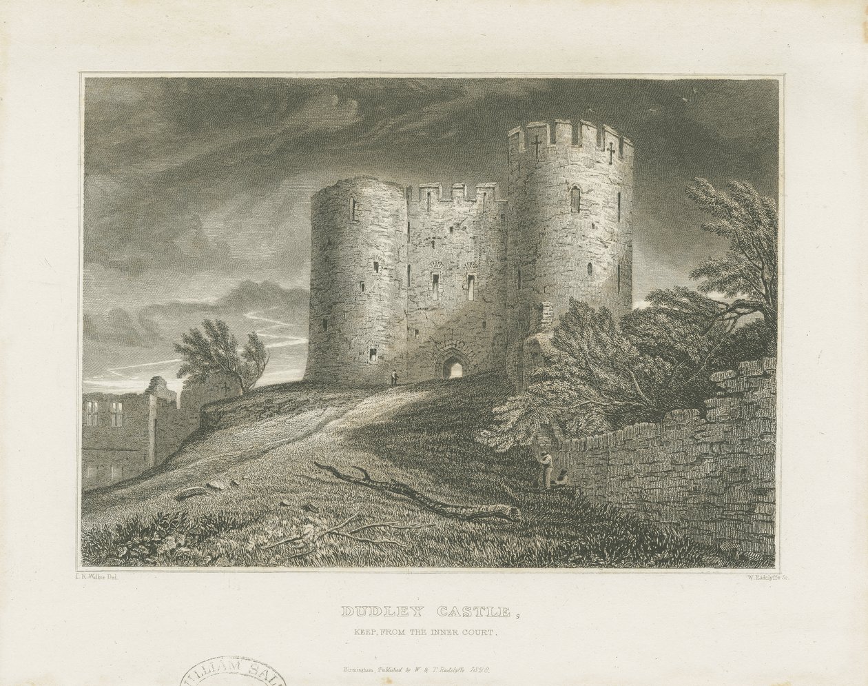 Dudley Castle - De Donjon door William Radclyffe