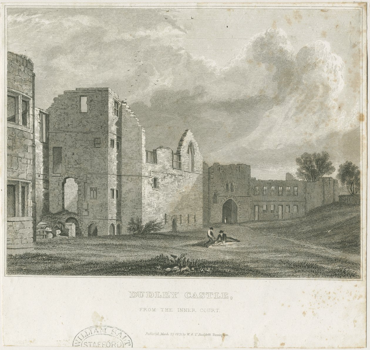 Dudley Castle - De Donjon door William Radclyffe