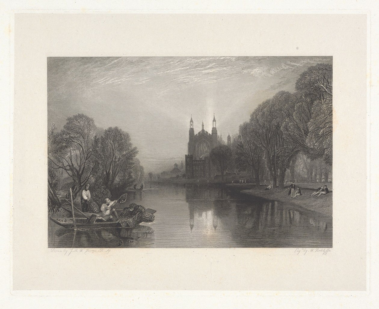 Eton College, Berkshire door William Radclyffe