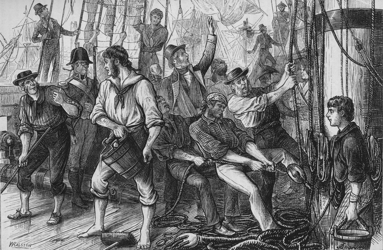 Lord Howes Overwinning - De Glorieuze Eerste van Juni, c1880 door William Ralston