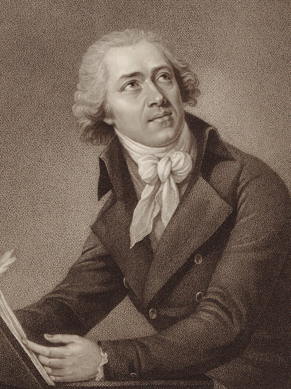 Portret van de componist Leopold Kozeluch 1747-1818, 1797 door William Ridley