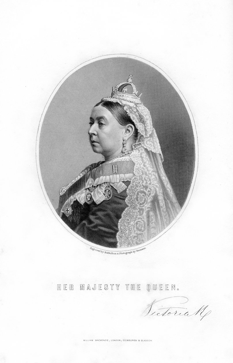 Koningin Victoria, koningin van het Verenigd Koninkrijk van Groot-Brittannië en Ierland, 1899 door William Roffe