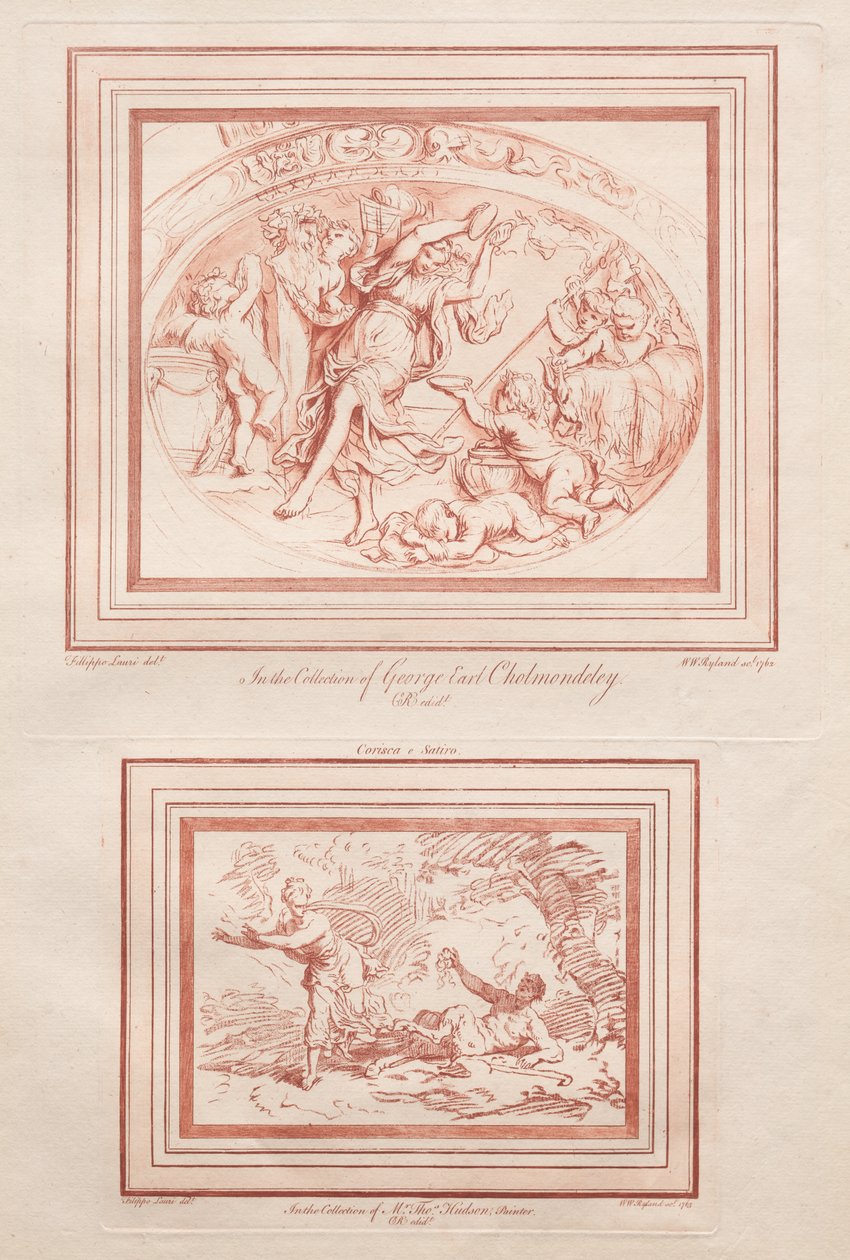 Corsica e Satiro door William Ryland