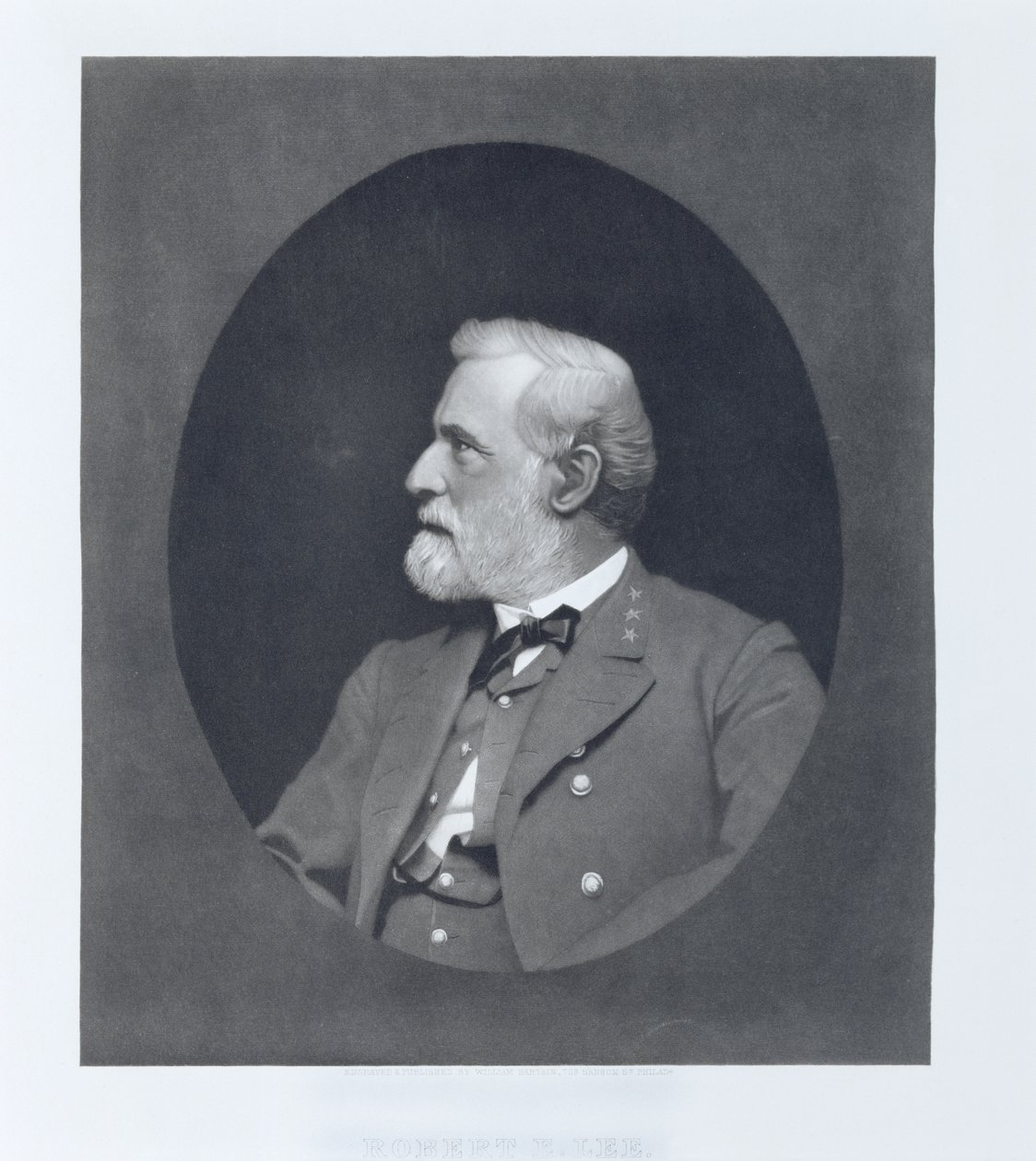 Robert E. Lee, c. 1868 door William Sartain