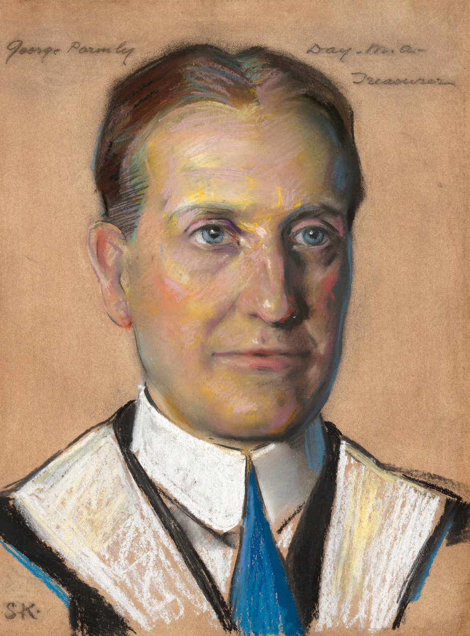 George Parmley Day, B.A. 1897, penningmeester van Yale Univ. 1910- door William Sergeant Kendall
