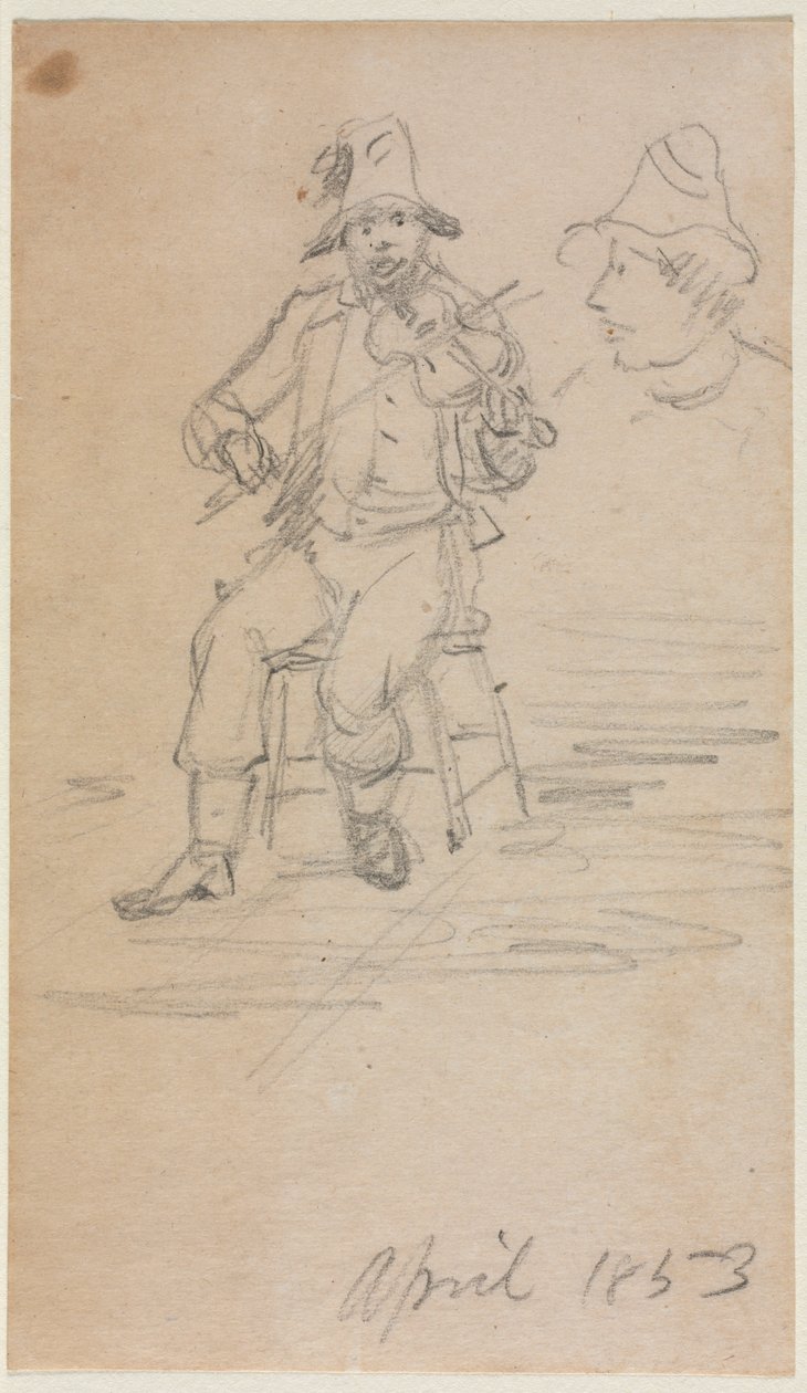 De vioolspelende bedelaar door William Sidney Mount