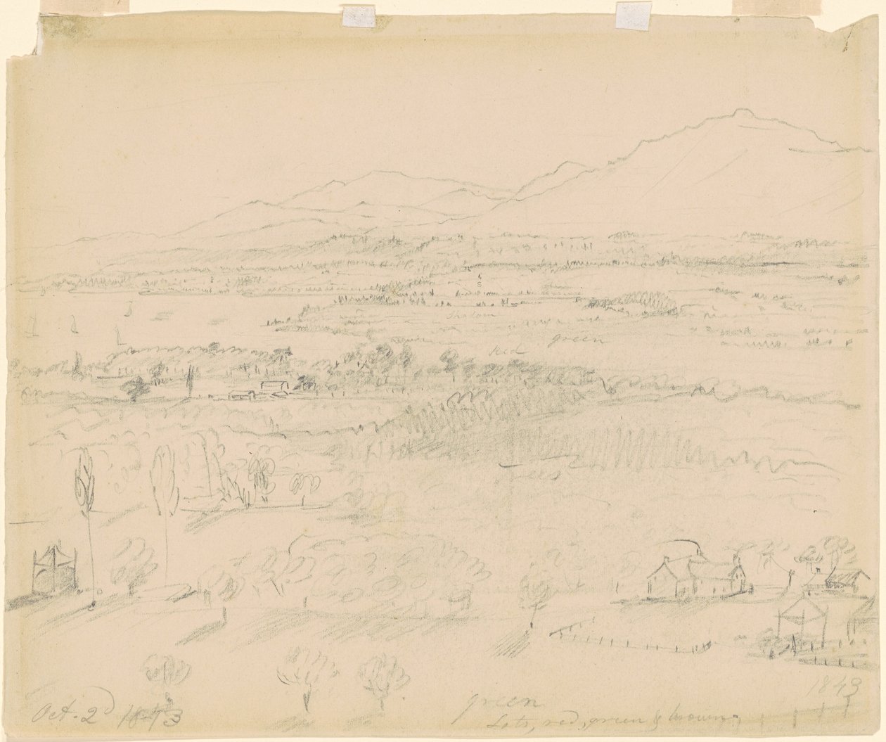 Vallei met Rivier en Bergen door William Sidney Mount