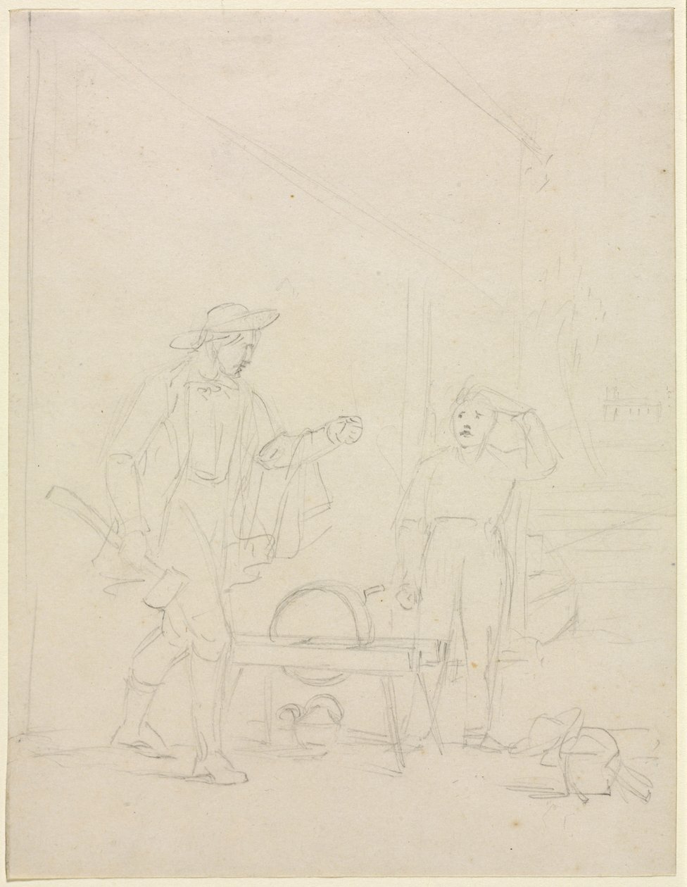 Wie draait de slijpsteen door William Sidney Mount