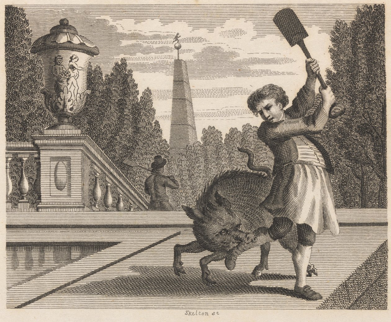 De Tuinman en het Varken door William Skelton