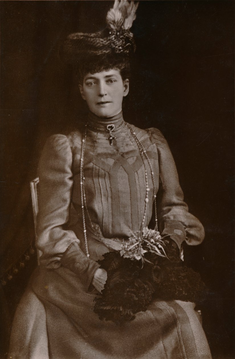 Alexandra, Koningin-Gemalin van Koning Edward VII van het Verenigd Koninkrijk, 1905 door William Slade Stuart