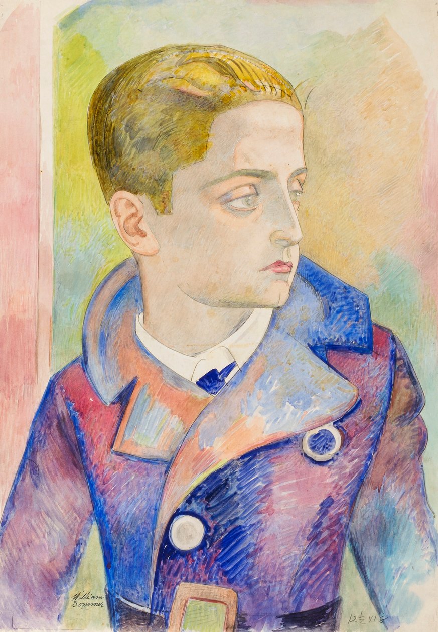 Aquarel door William Sommer