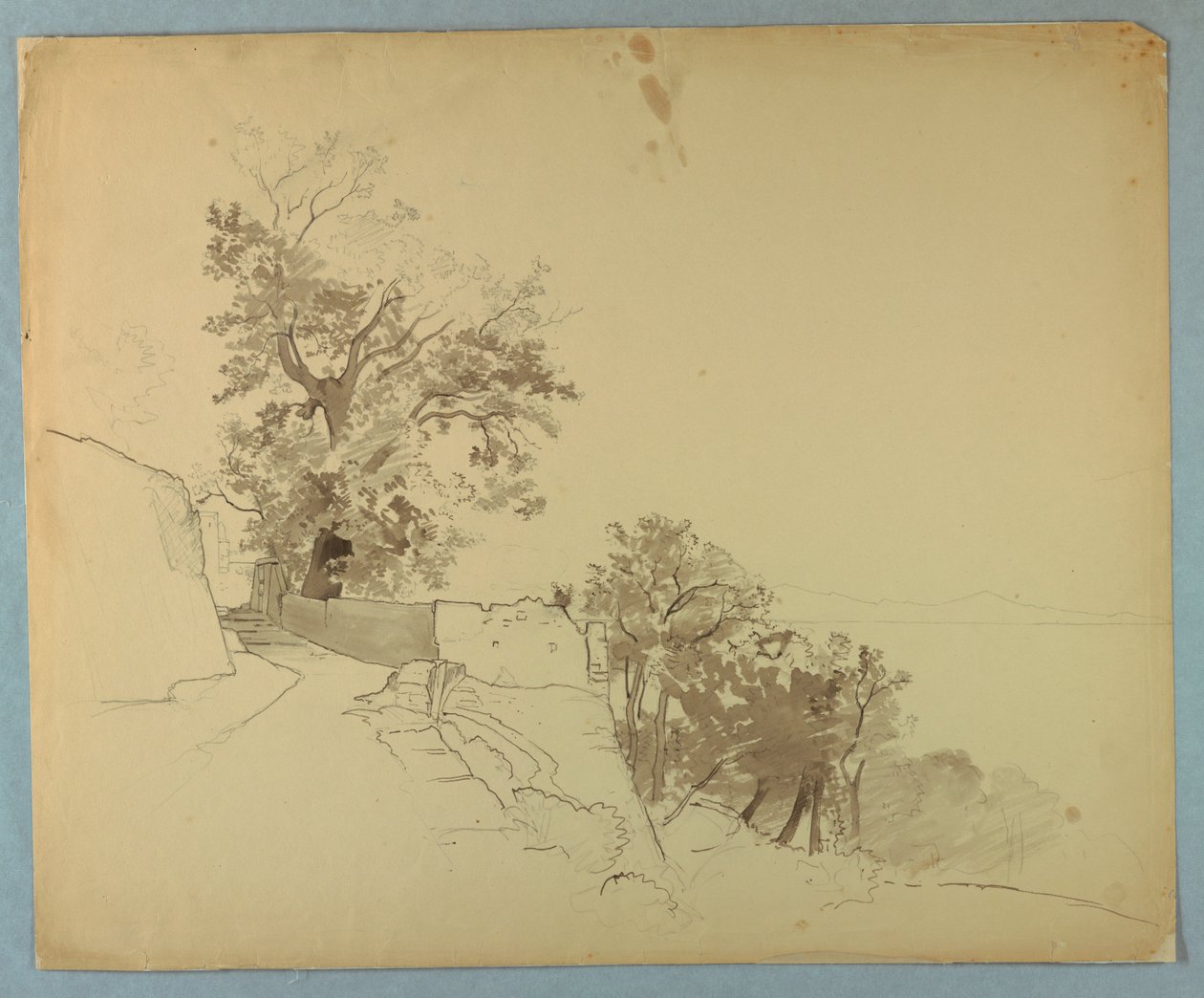 Studie van landschap door William Stanley Haseltine