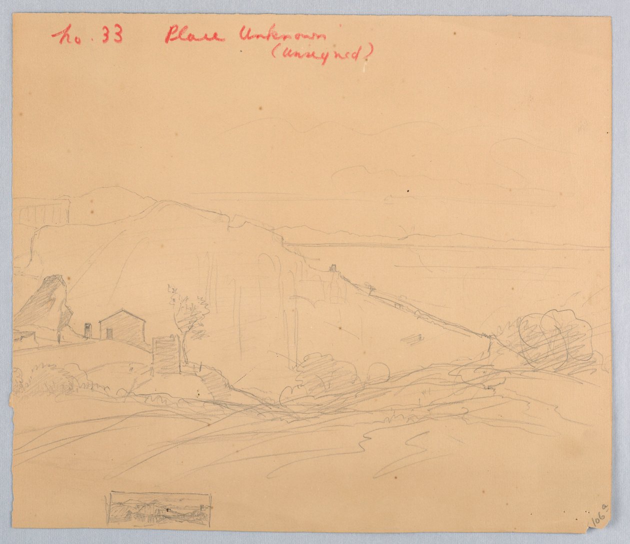 Studie van landschap door William Stanley Haseltine