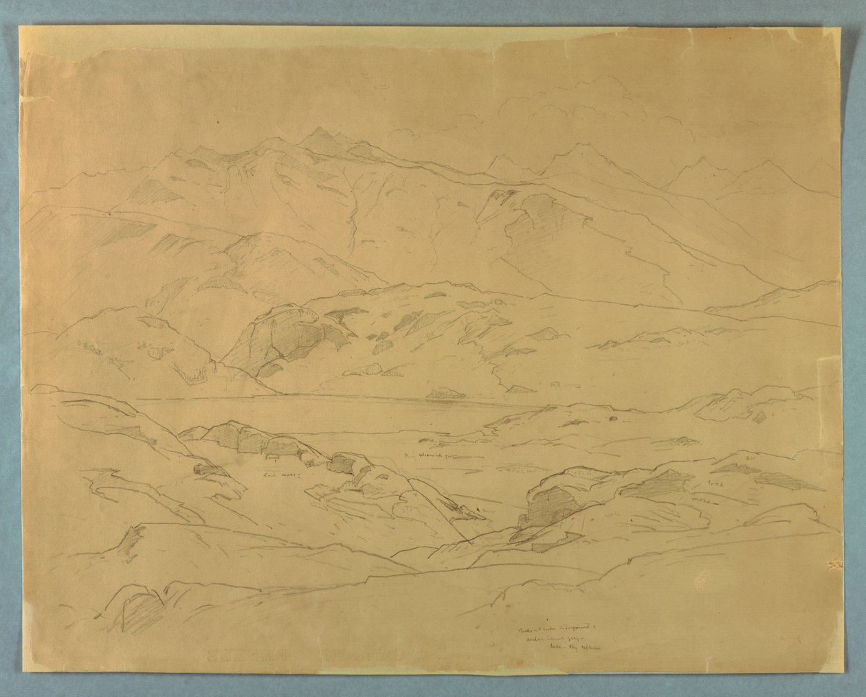 Studie van landschap door William Stanley Haseltine