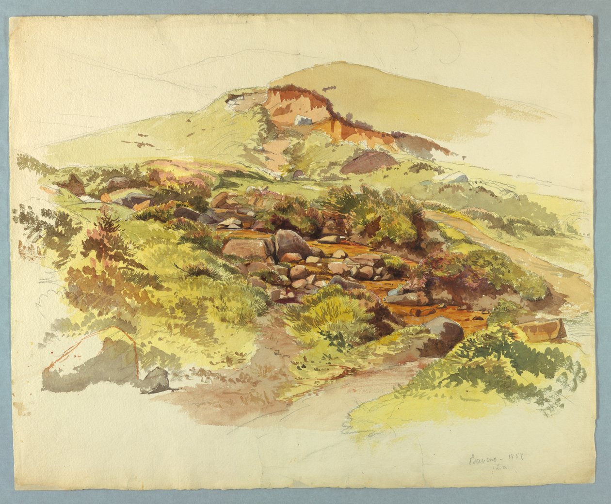 Studie van Landschap, Baveno, Lago Maggiore, Italië door William Stanley Haseltine