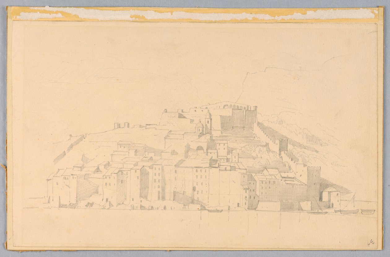 Studie van Landschap, Spezia, Italië door William Stanley Haseltine