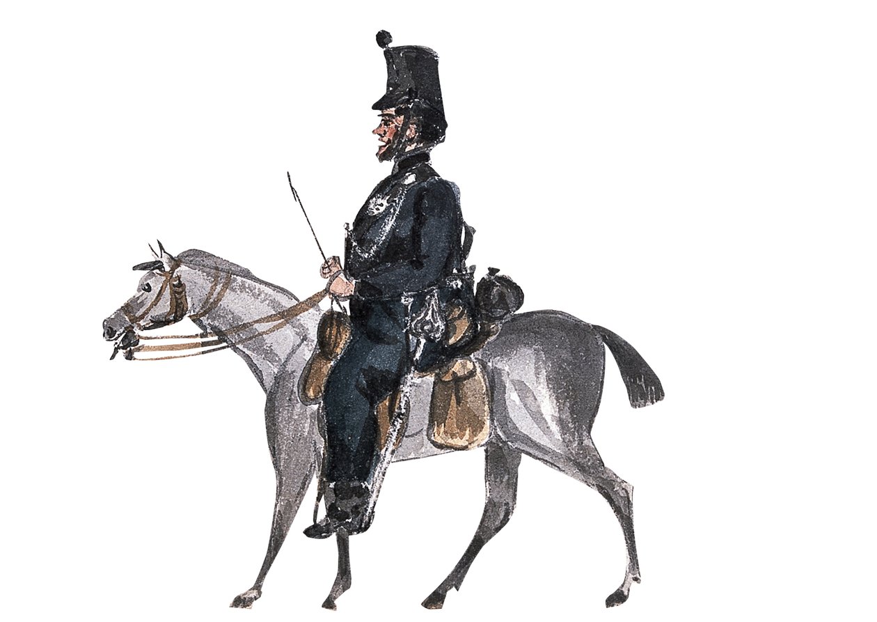 Dr S van de Schutterij, op de mars door William Thomas Markham
