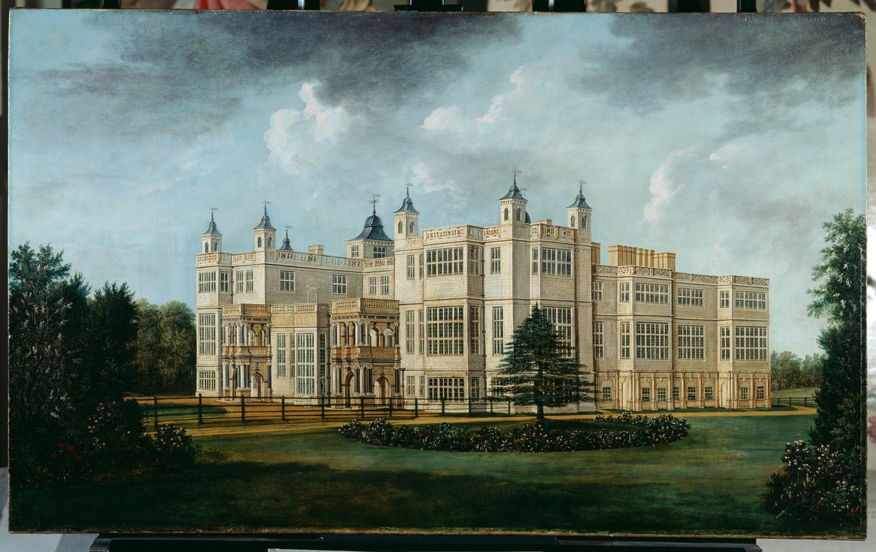 Audley End vanuit het Zuidwesten door William Tomkins