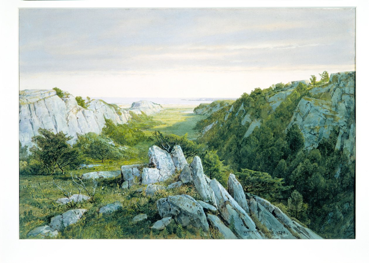 Van het paradijs naar het vagevuur, Newport door William Trost Richards