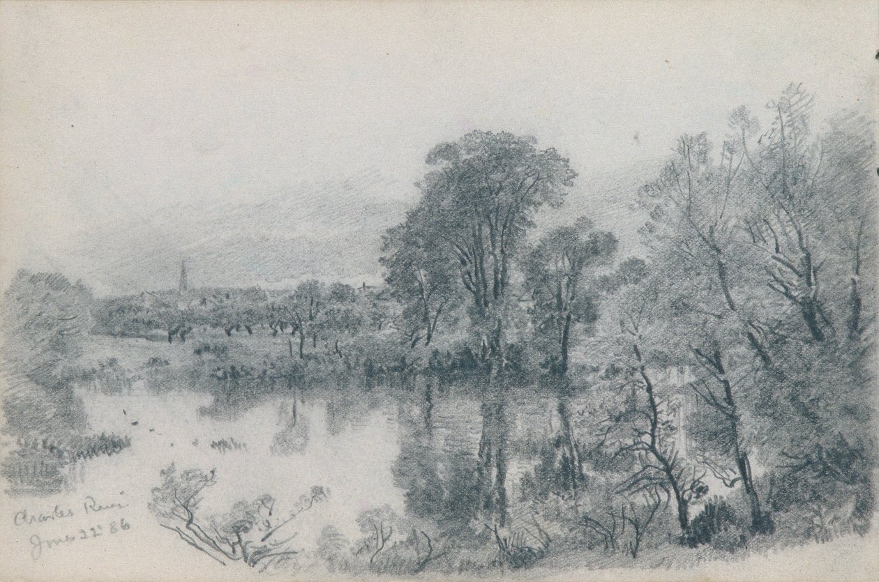 Schetsboek met landschaps- en maritieme onderwerpen uit New England en Pennsylvania door William Trost Richards