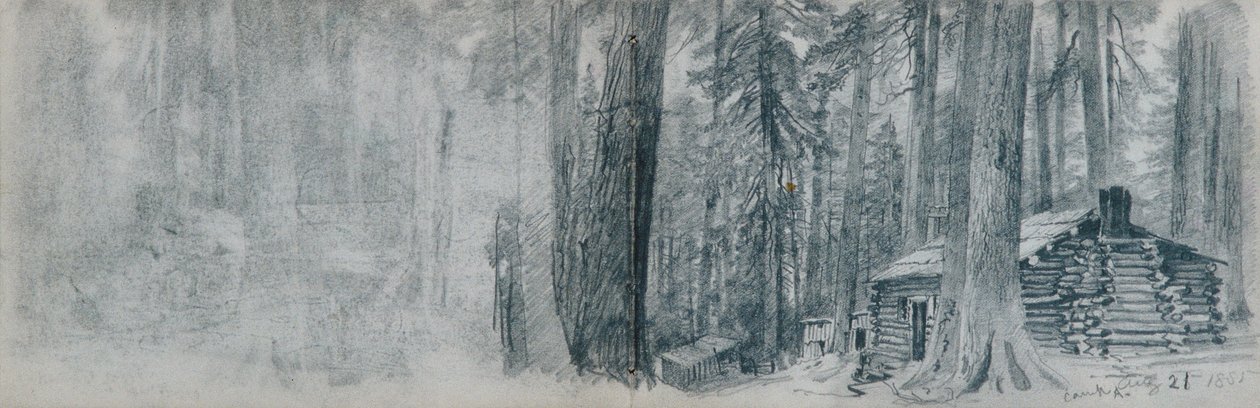 Schetsboek met landschapsonderwerpen uit het noordwesten van de Stille Oceaan door William Trost Richards