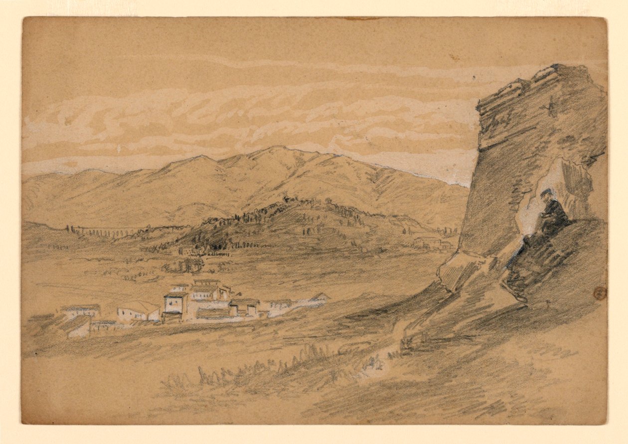 Studie van Landschap door William Trost Richards
