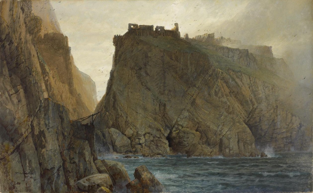 Tintagel aan de kust van Cornwall door William Trost Richards