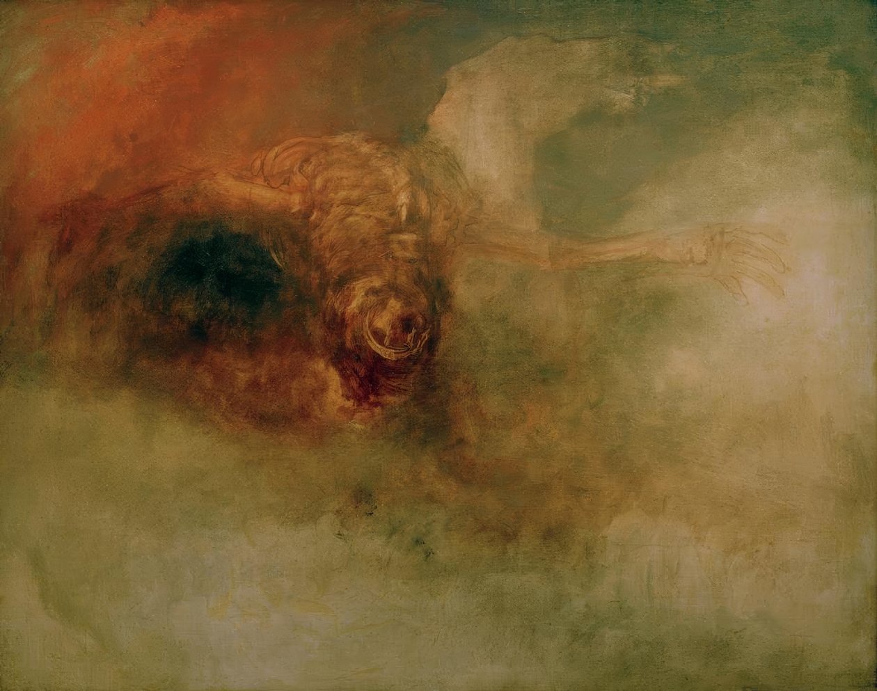 Dood op een bleek paard door Joseph Mallord William Turner