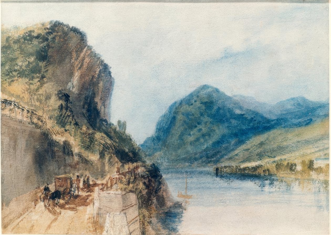 De Drachenfels door Joseph Mallord William Turner