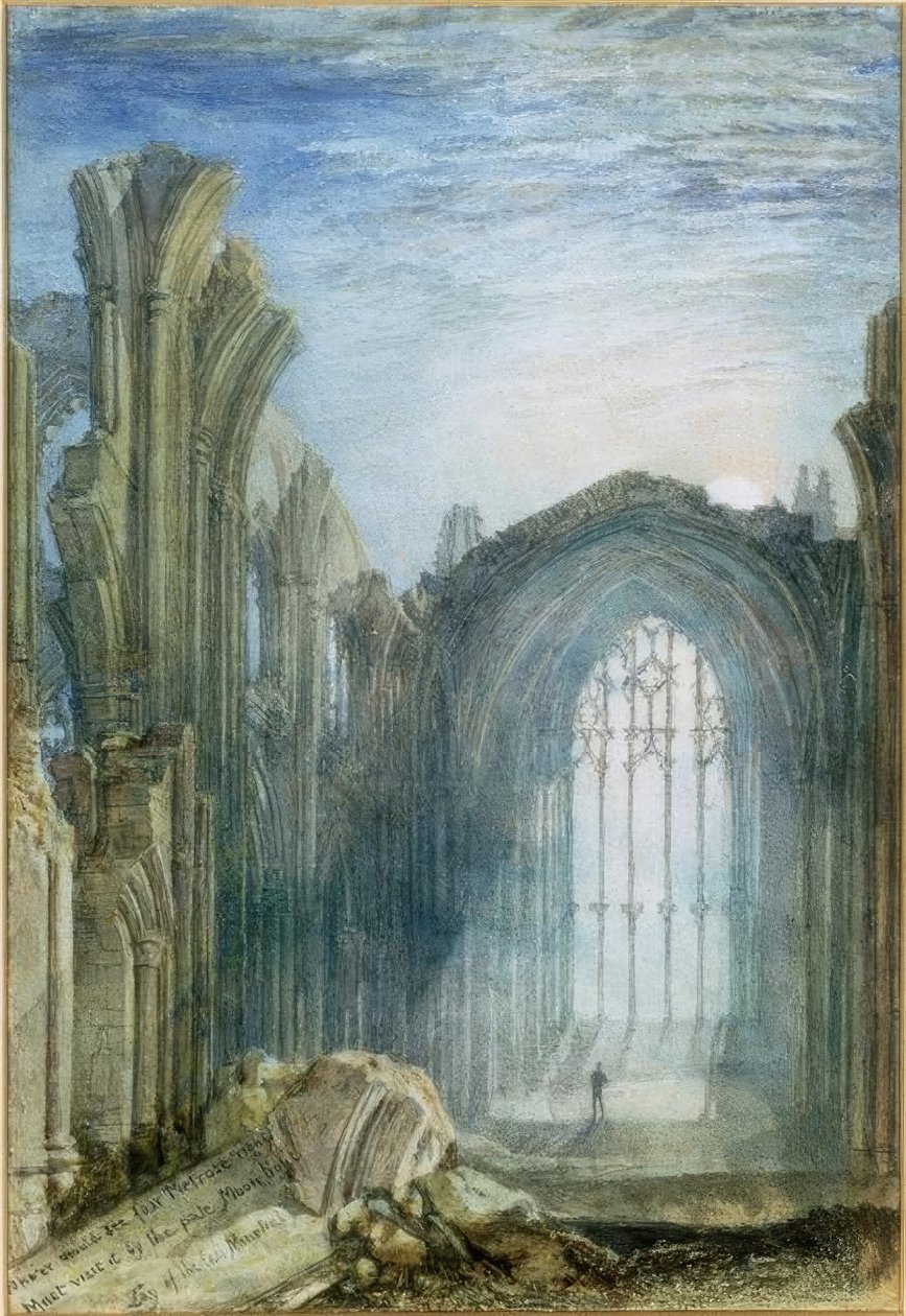 Melrose Abbey: Een illustratie bij Sir Walter Scott