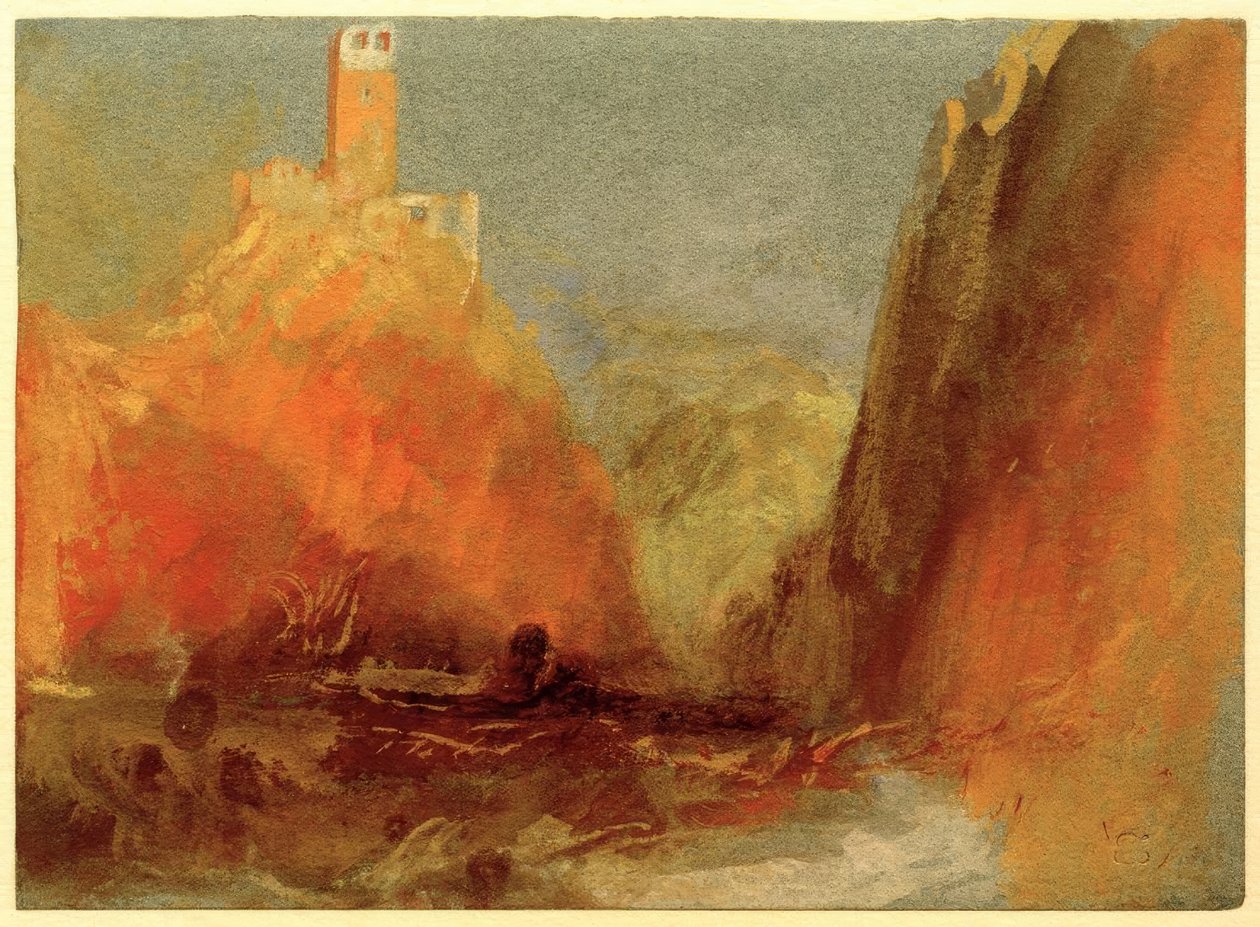 Moselle(?) door Joseph Mallord William Turner