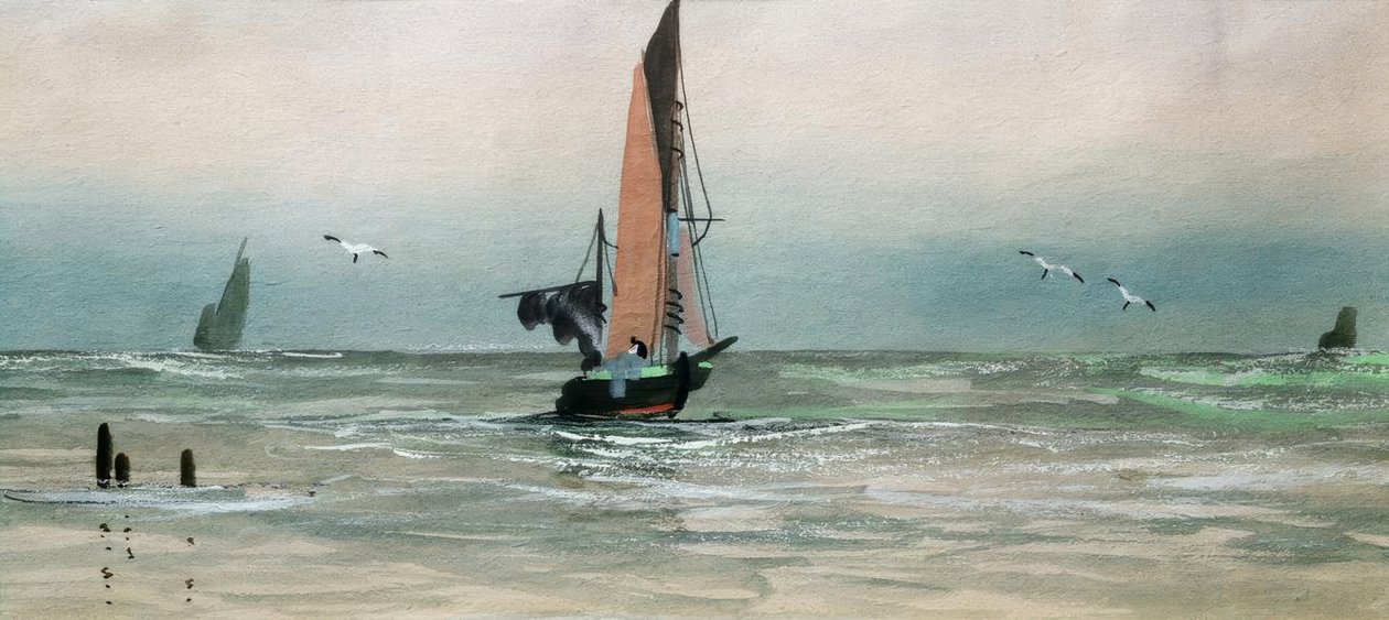 Zeegezicht door Joseph Mallord William Turner