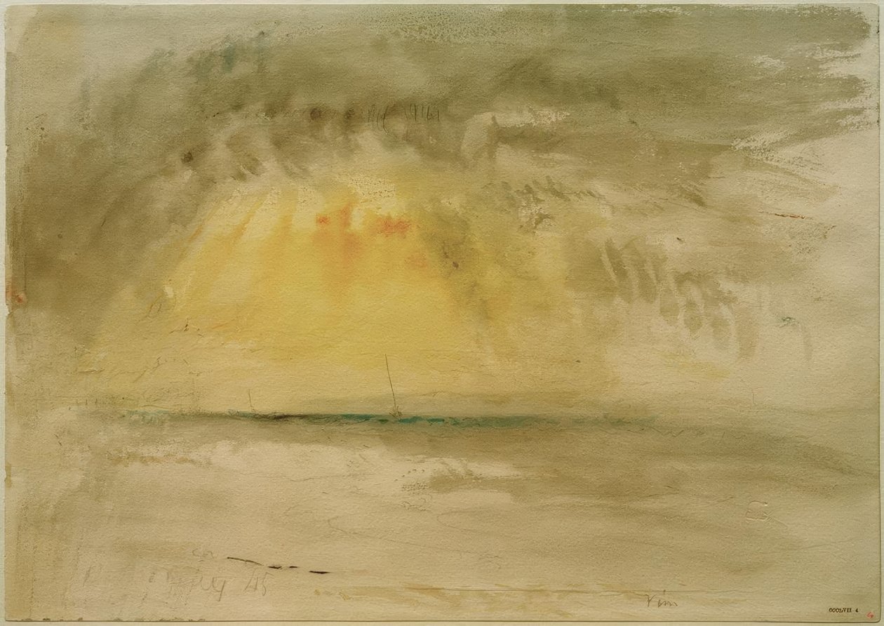 Wimereux door Joseph Mallord William Turner