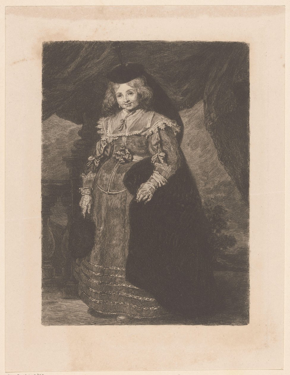 Portret van Emerentia van Beresteyn door William Unger